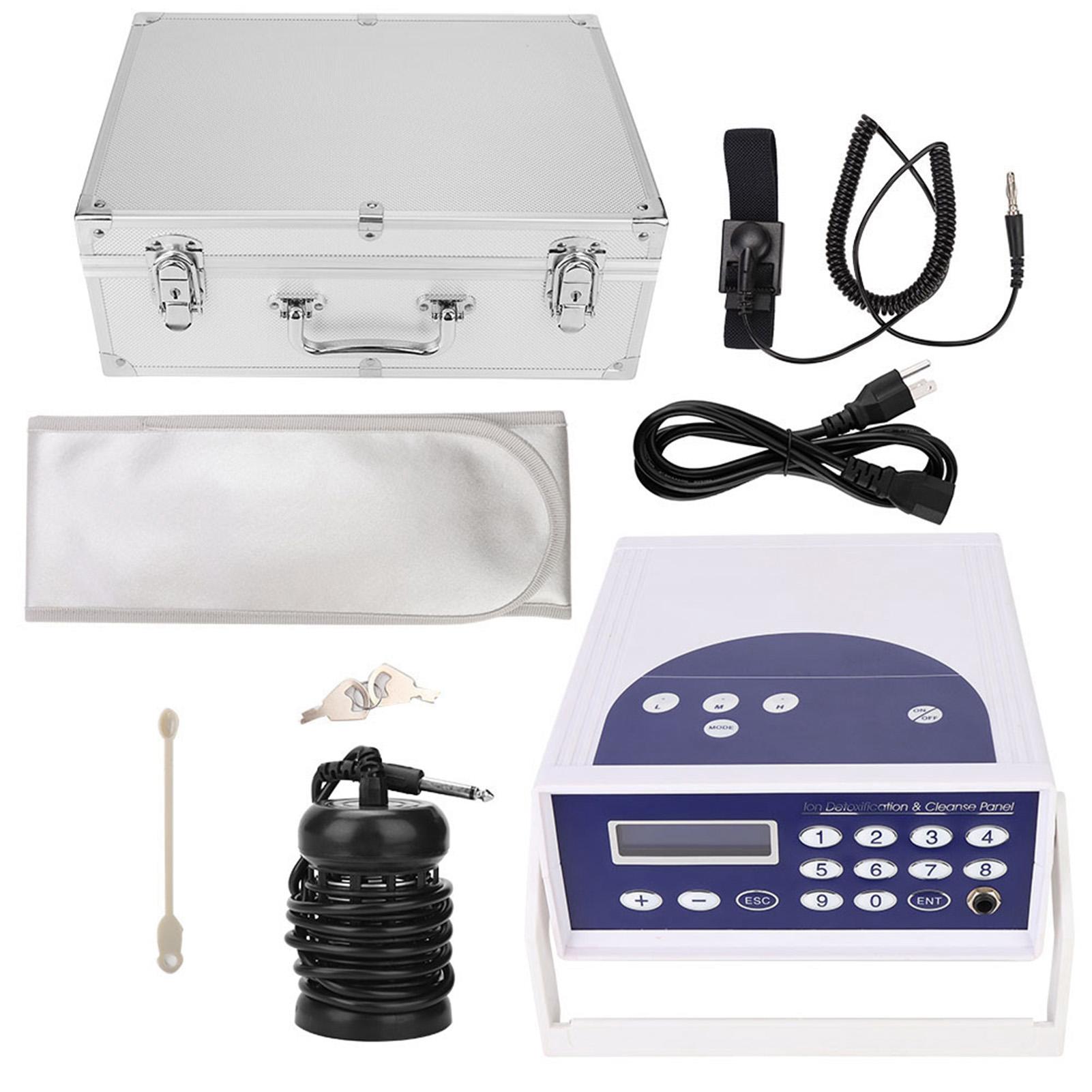 Анионная водородная молекулярная клетка Детокс Спа-машина для ножных ванн Устройство для здоровья 110 В Вилка США